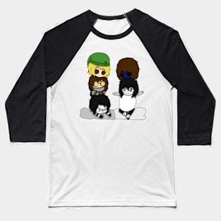 creepypasta boys chibi Baseball T-Shirt